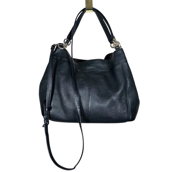 COACH Lexy Pebbled Leather Crossbody Shoulder Bag - Picture 3 of 9